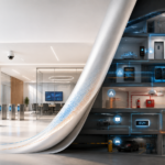 Invisible technology infrastructure behind a modern smart building